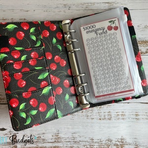 Mini Savings Challenge Starter Set with Lovely A6 Binder | Set of 9 Mini Savings Challenge Trackers | Savings Challenge Bundle