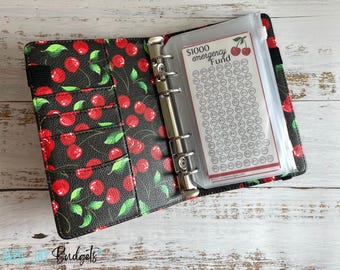 Kit de inicio para el reto de mini ahorros con preciosa carpeta A6 / Juego de 9 rastreadores para el reto de mini ahorros / Paquete para el reto de ahorros
