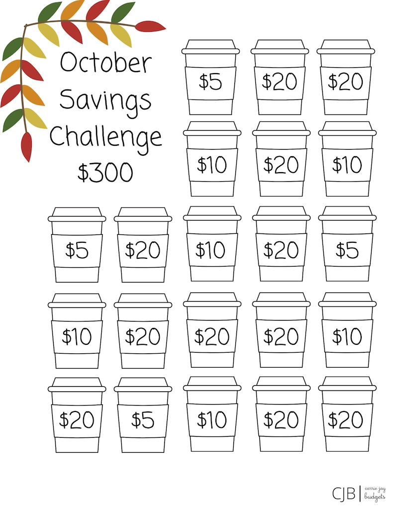 30 Day Money Savings Challenge for all 12 Months with Printable Cash Envelopes, Printable Budget Binder, Money Challenge, Budget Tracker image 6