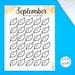 30 Day September Savings Challenge, Printable Goal and Guide, Money ...