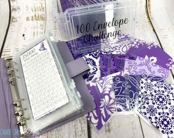 100 Envelope Challenge Box and Savings Challenge Starter Set | 10K Money Saving Challenge | 100 Envelope Challenge