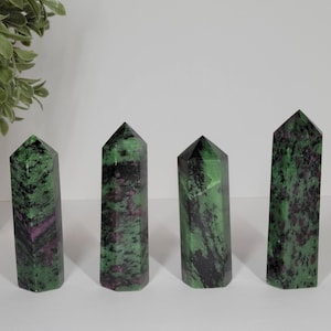 Ruby Zoisite Polished Towers