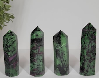 Ruby Zoisite Polished Towers