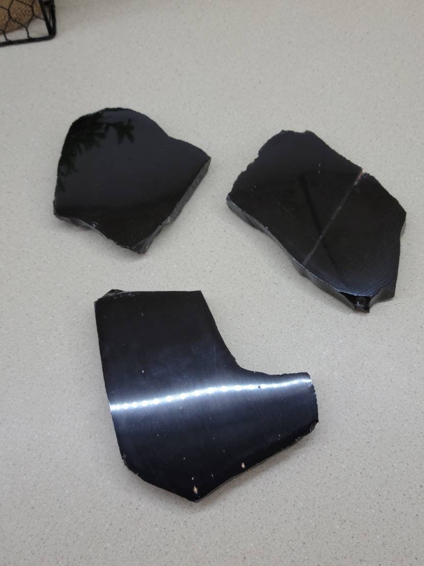 Obsidian Coasters