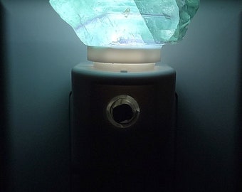 Fluorite Crystal Nightlight - Rough - Auto On/Off