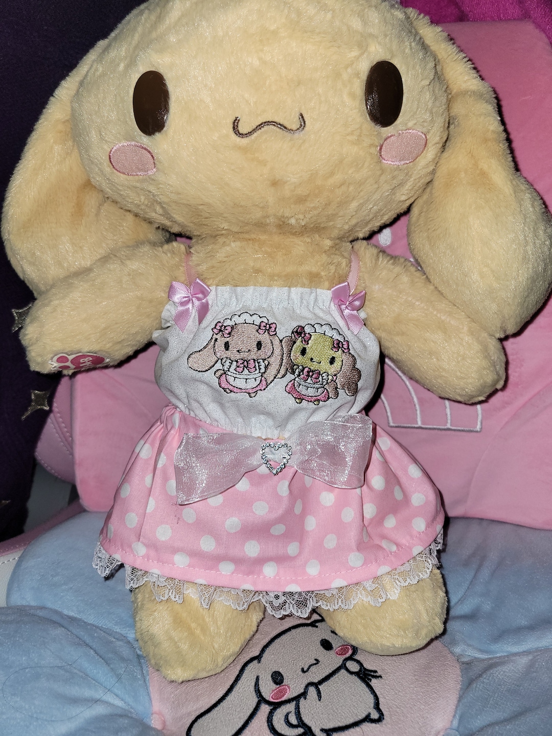 Cinnamon Rolls Mocha Cute Kawaii Kitty Outfit for Stuffed Animals Build