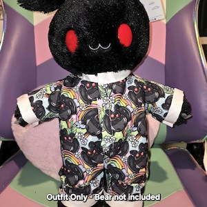 Outfit Only - Moth Summer Nostalgic Popsicle Sleeper Kawaii Kitty Bunny Outfit for Stuffed Animals Build Bears Lolita Gothic Mothman Plush