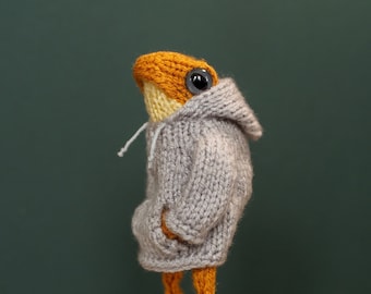 KNITTING PATTERN - Frog hoodie