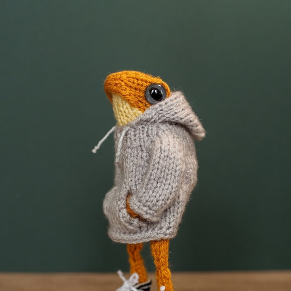 KNITTING PATTERN - Frog hoodie