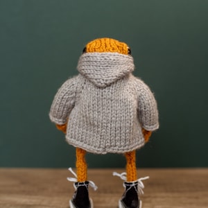 KNITTING PATTERN Frog hoodie image 6