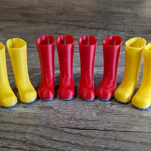 3D printed wellington/rain boots - 3cm sole