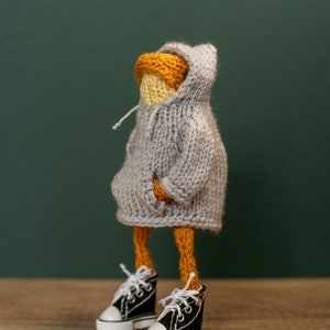 KNITTING PATTERN Frog hoodie image 5