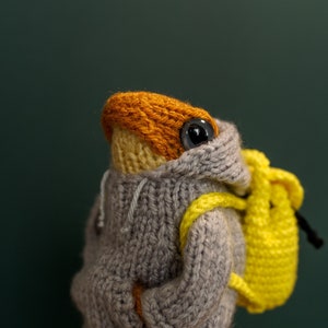 KNITTING PATTERN Frog hoodie image 8