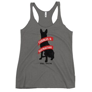 Malinois tank top, malinois mom shirt, belgian malinois gift, maligator mom, gift for dog trainer, working dog apparel, dutch shepherd shirt