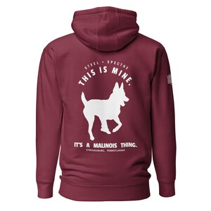 Belgian Malinois Hoodie, Maligator Mom, Malinois Gifts, K9 Handler Gift, Dog Training Gift, Dog Training Hoodie, Dog Gift