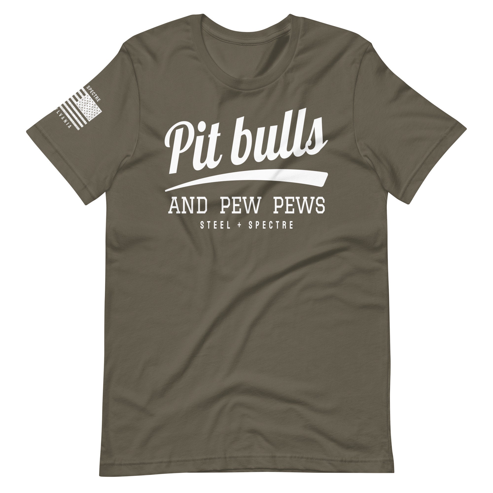 Pitbull Dad - Unisex T-Shirt, Kelly / 6XL