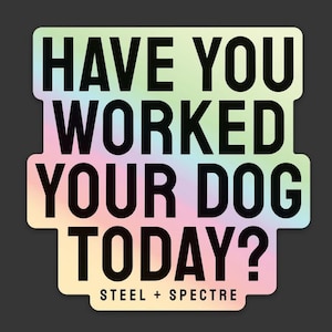 Dog trainer sticker, dog training stickers, dog training decal, dog sports decal, working dog sticker, working dog decal, k9 handler gift