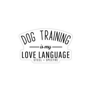 Dog trainer sticker, dog training stickers, dog training decal, dog sports decal, dog obedience decals, rally obedience, dock diving sticker