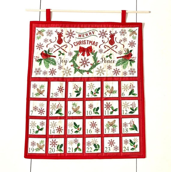  NEW for 2023 - Cross Stitch Advent Calendar, Christmas  Embroidery Kit, Christmas Advent Calendar 2023 Cross Stitch Kits, Christmas  Advent Calendar 2023 for Women Teen Girls (Red) : Arts, Crafts & Sewing