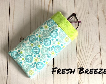 Handmade Cotton Glasses Case – Soft, Protective, Floral Print