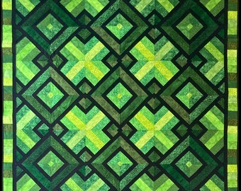 Nightshade Throw Quilt