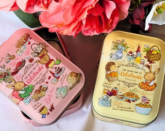 Storage tin Tin gift box, Cosmetic Storage, Jewelry Storage Box, Kid Gift, Metal Container, Candy boxes,  Accessories Tin, lollies box