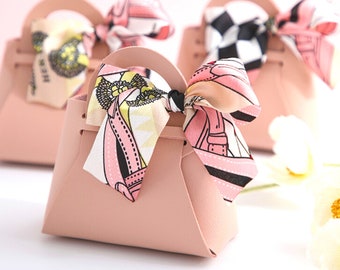 DIY set of 3 Luxury Wedding Favor Boxes Candy Gift Box With Ribbon Gift Box Birthday Baby Shower Party Decoration  Chocolate Box