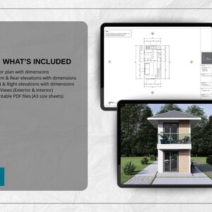 3x6m Tiny House Plan | 2-story Compact Home Design | 1 Bedroom, 1 ...