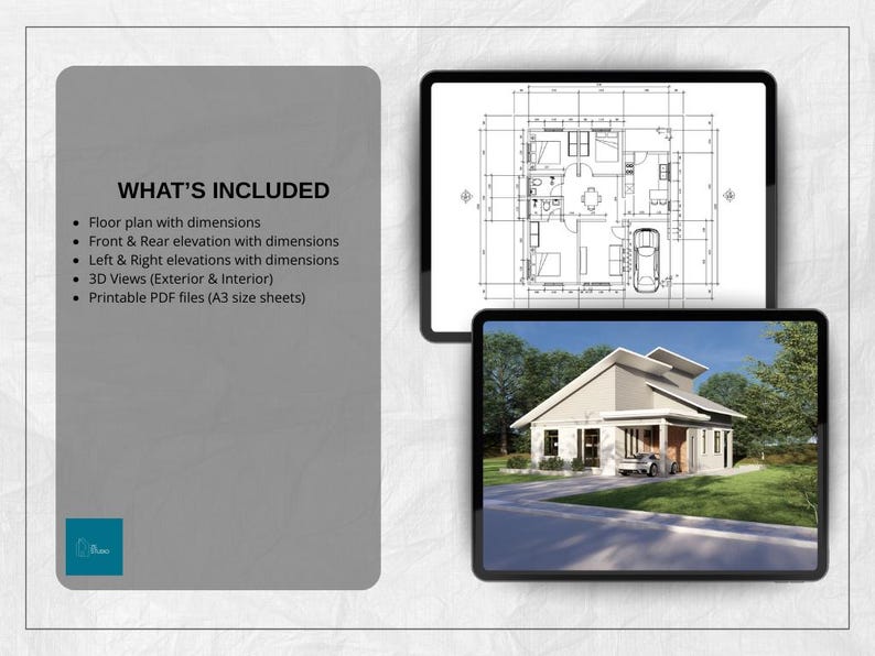 Image result for 10x9m Modern House Plan | 3 Bedroom 2 Bathroom | Compact Minimalist ...