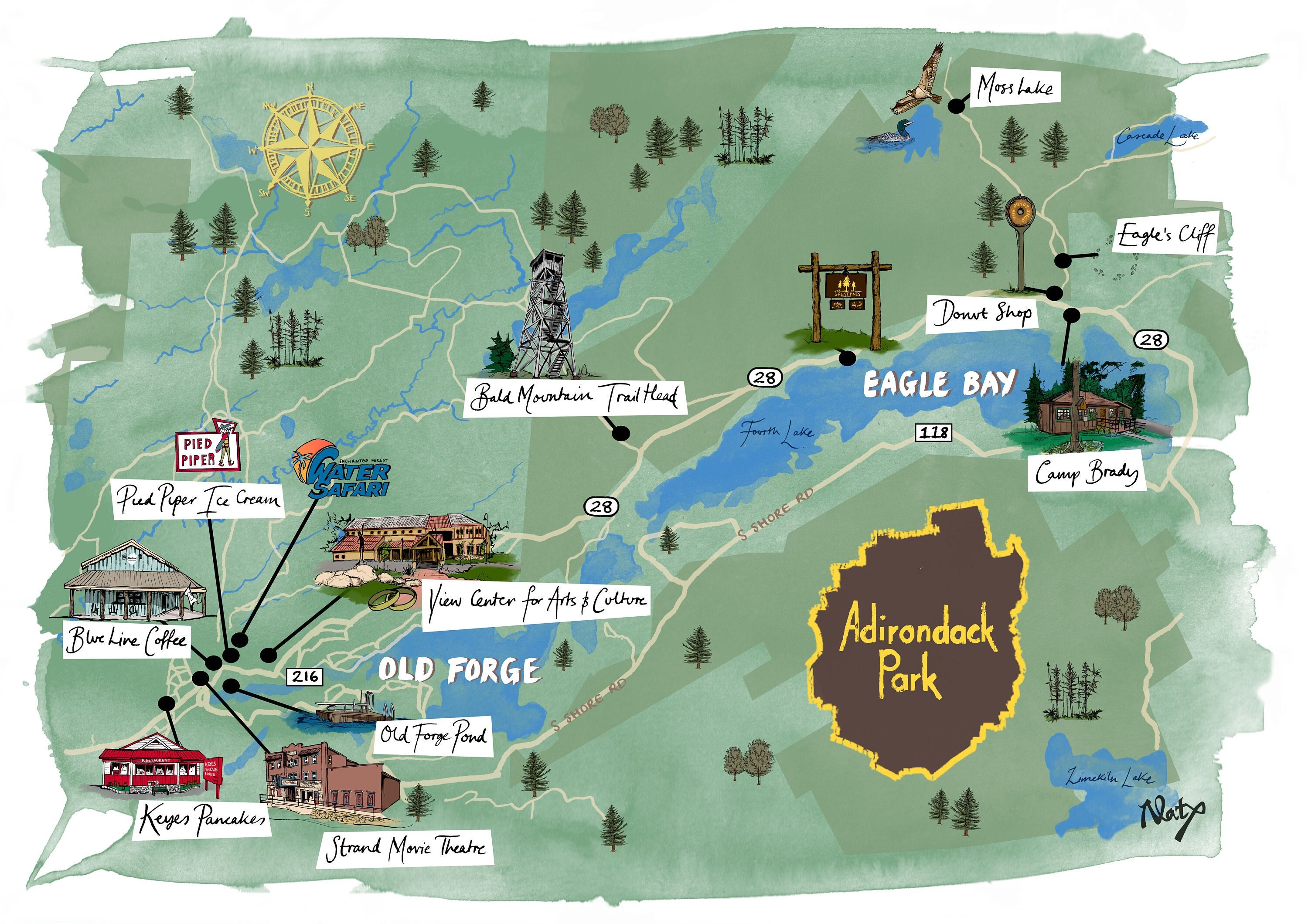 PRINTED Personalised Inky Memory Maps, Custom Map, Personalized Map ...