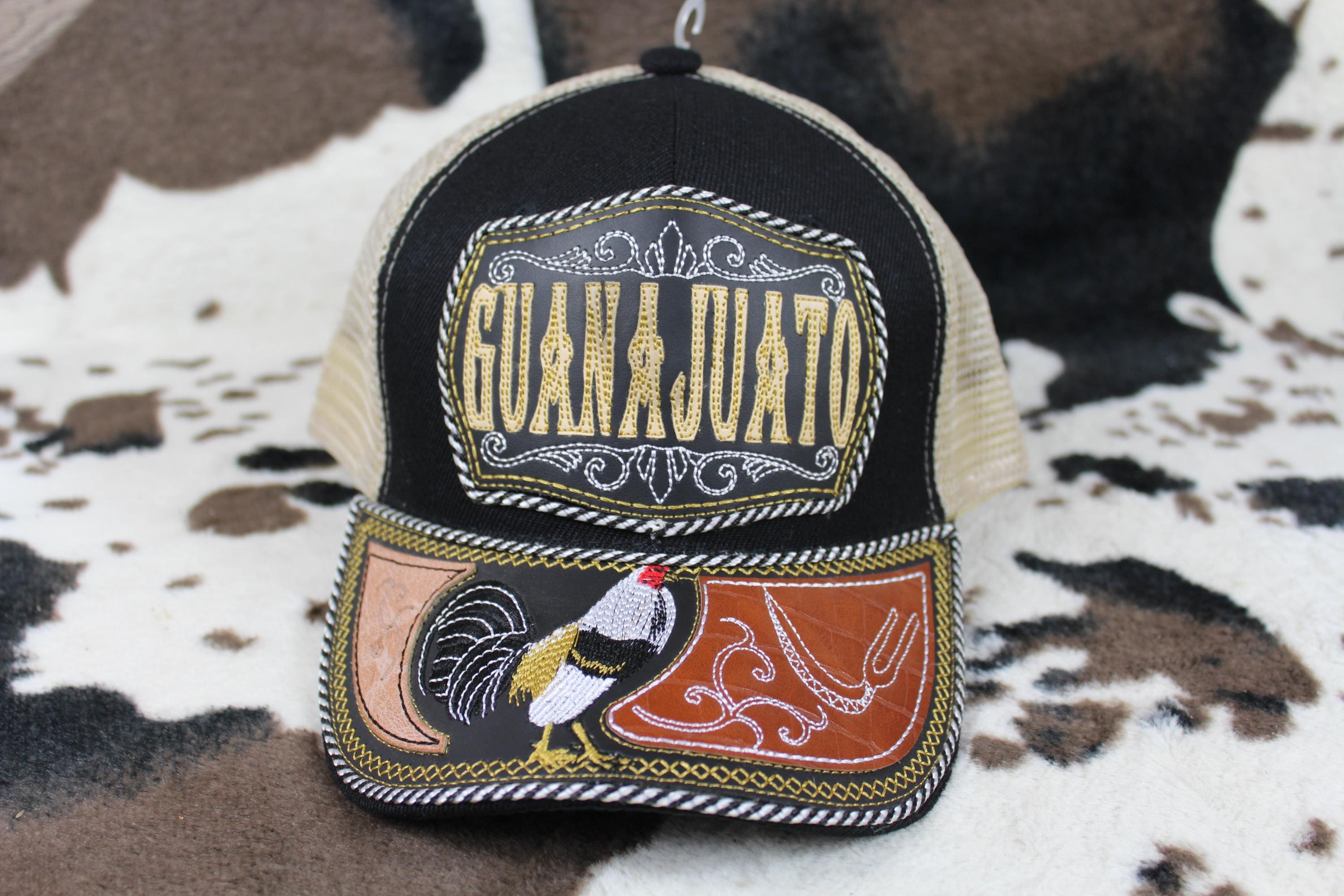Guanajuato Gorra Vaquera, Charro Mesh Trucker Cap, Mexico
