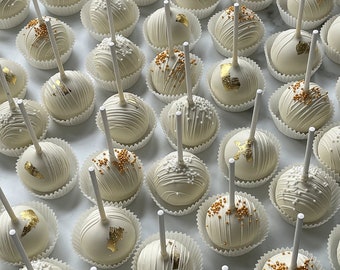 Luxus Cake Pops Hochzeit/Geburtstag/Party. Personalisiert zu jedem Anlass. Preis gilt pro Cake Pop.