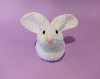 Bunny * Knitted doll with two needles * Original and handmade gifts * Handmade * Birthday gift for boys and girls * Babies * Christmas