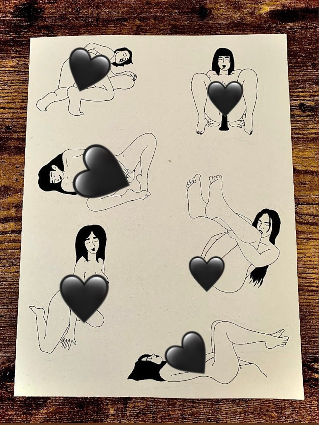Self-love Female Masturbation Stickers adult Content