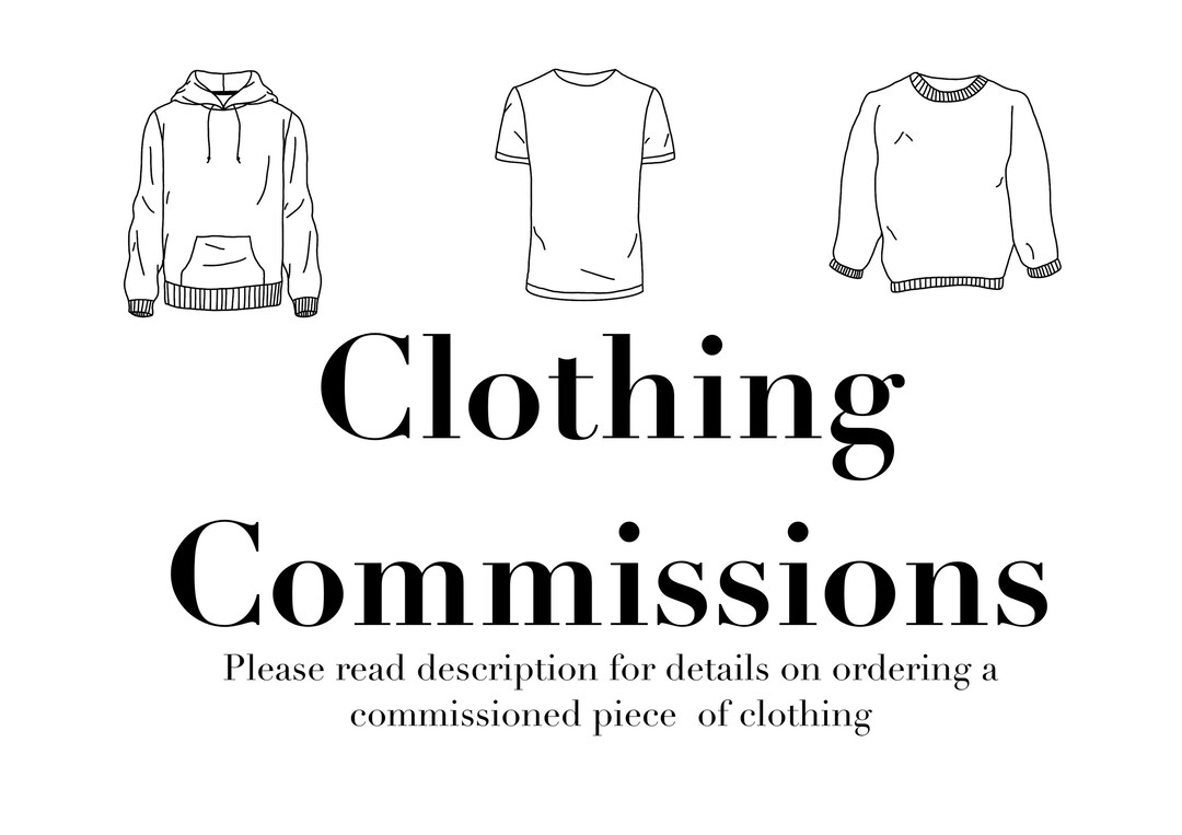 Clothing Commission Pieces - Etsy