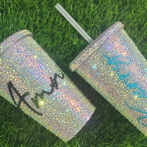 Tasse isotherme avec strass personnalisée