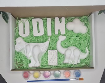 Boîte de peinture d’anniversaire