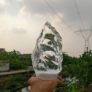 2478 gr of rough Andara Crystal Clear Diamond Milky Monatomic for Healing