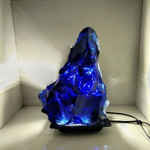 8575 gr of rough special promo Andara Crystals deep blue sea