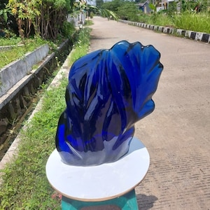 24 kgs natural polished andara crystals of relif sea blue rare