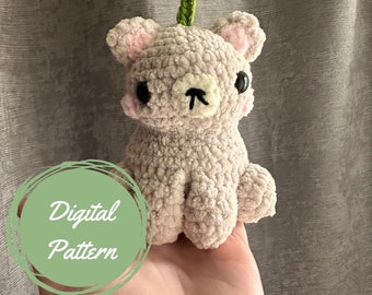 Patrón de crochet de oso Sprout: Peluche amigurumi (Descarga PDF)
