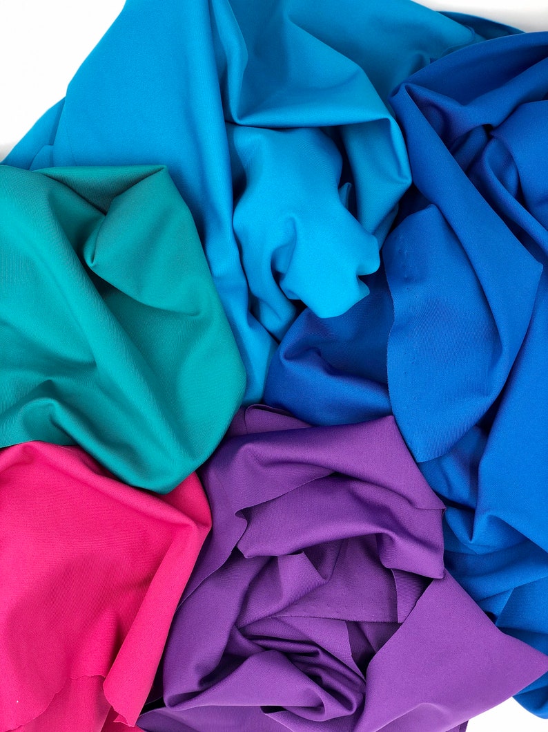 REPREVE® Recycled Polyester Athletic Fabric Deep Lake Half Etsy