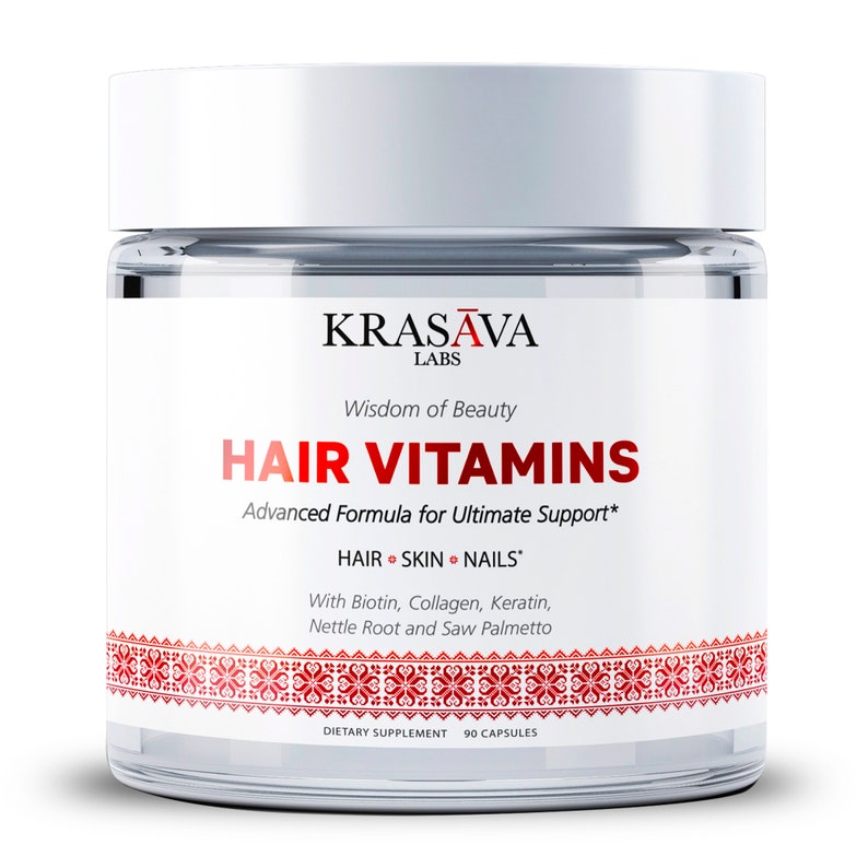 Hair Growth Vitamins Supports, Hair Loss Supplement With Biotin
