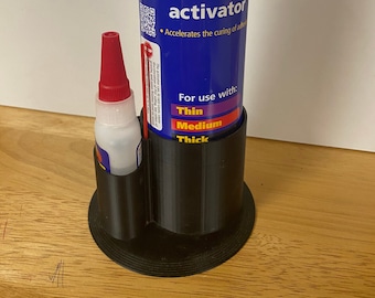 Plastic Organizer for Fastcap’s 2P-10 Activator, 2oz Glue Bottle and Straw