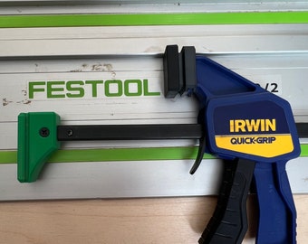 Festool Track Adapter Pieces for 2 Irwin Quick-Grips - Does not include clamps.