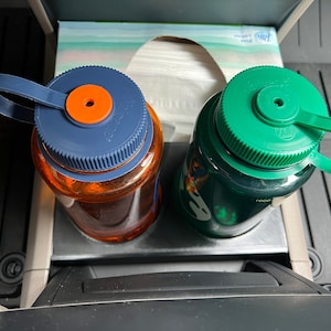 Honda Odyssey 2018 - Present Cup Holder Insert. Fits in Front Lower Tray. Fits Larger Cups Including Yeti and Hydro Flasks.