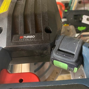 Plastic Seat To Mount Festool Bluetooth On Bosch Glide Saw Handle