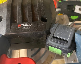 Plastic Seat To Mount Festool Bluetooth On Bosch Glide Saw Handle