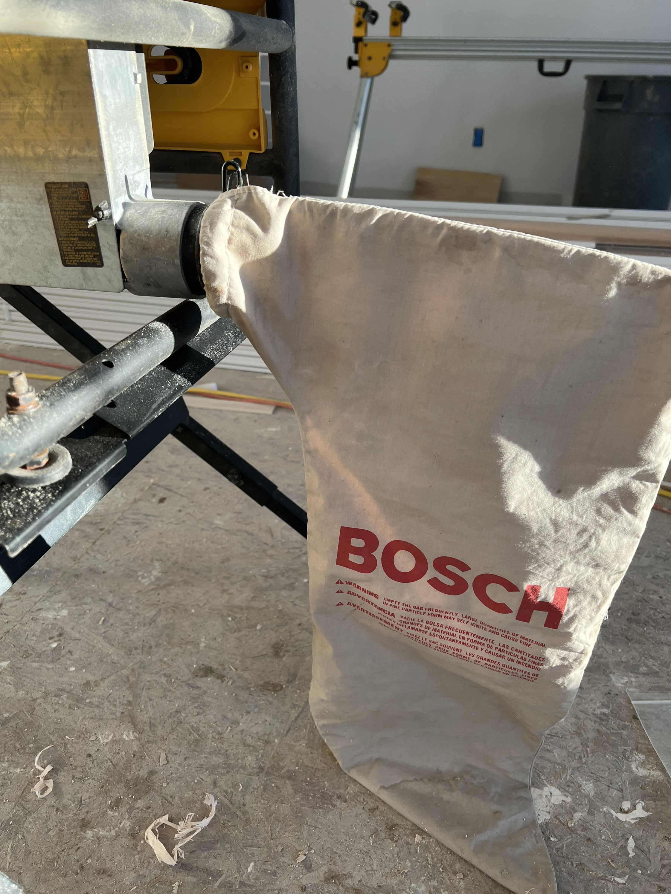 Table Saw Dust Bag Connector Etsy