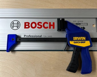 Bosch Track Adapter Pieces for 2 Irwin Quick-Grips - Does not include clamps.